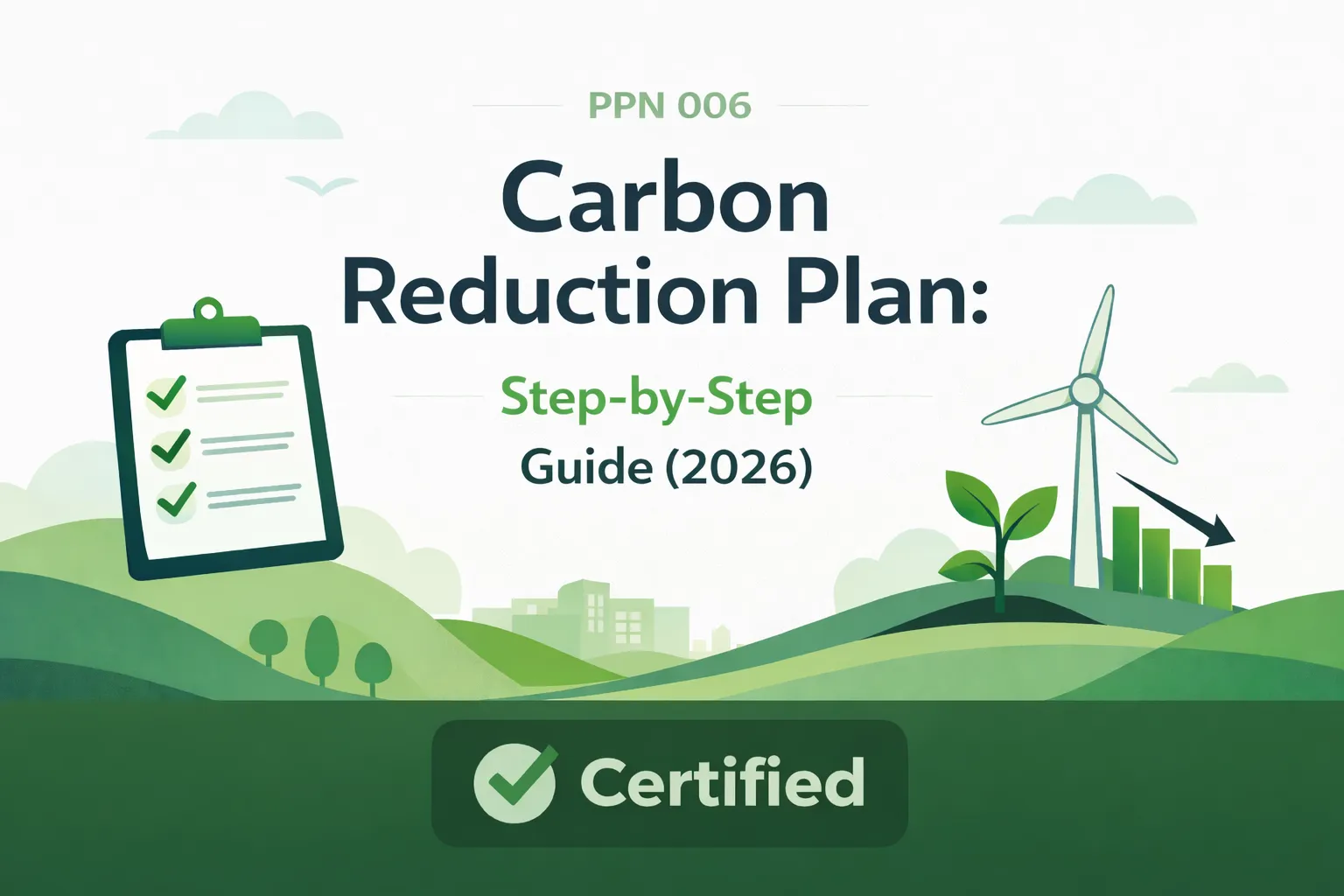 PPN 006 Carbon Reduction Plan Template Guide