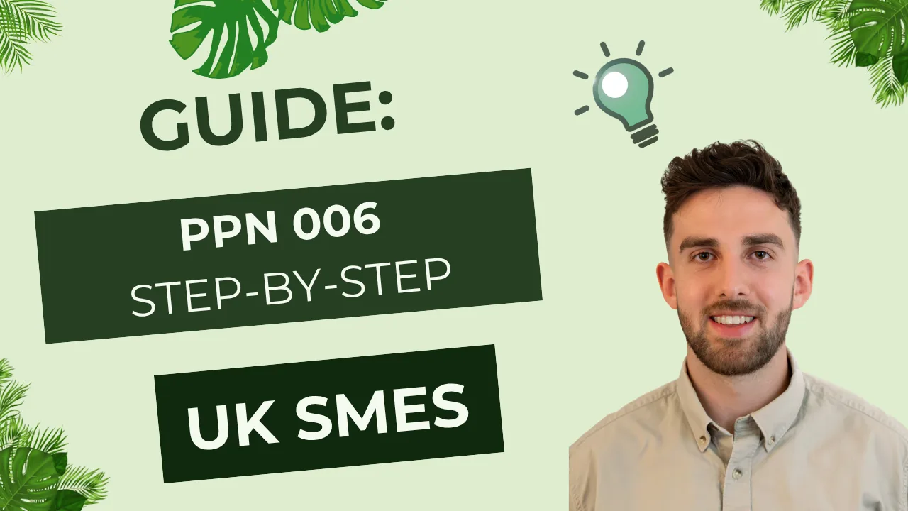 PPN 006 Carbon Reduction Plan: Step-by-Step Template Guide (2026)