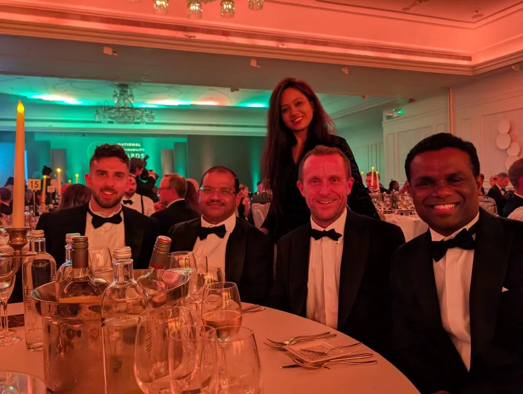 Medicom Healthcare team with The Carbon Stamp at the National Sustainability Awards